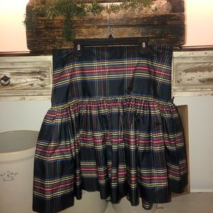 NWOT J.Crew holiday Tartan plaid skirt